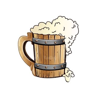 وکتور ظرف چوبی