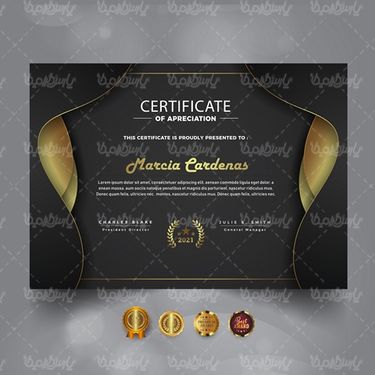 Certificate vector