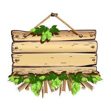 وکتور برچسب چوبی