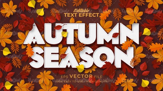 Autumn season vector