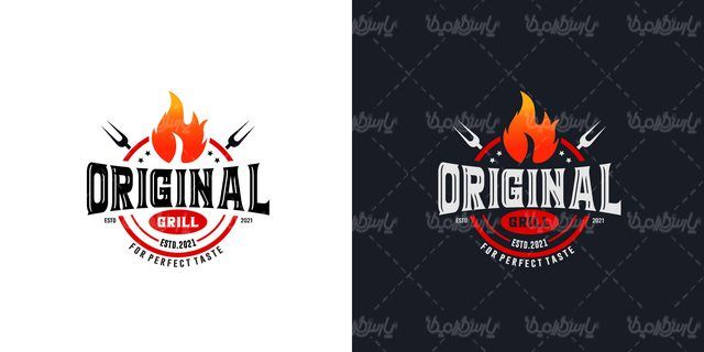 وکتور لوگو باربیکیو