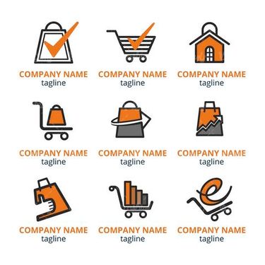 وکتور لوگو فروشگاه اینترنتی