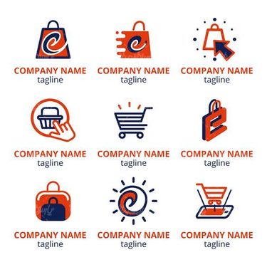 وکتور لوگو فروشگاه اینترنتی