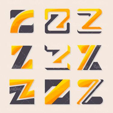 وکتور لوگو حروف لاتین