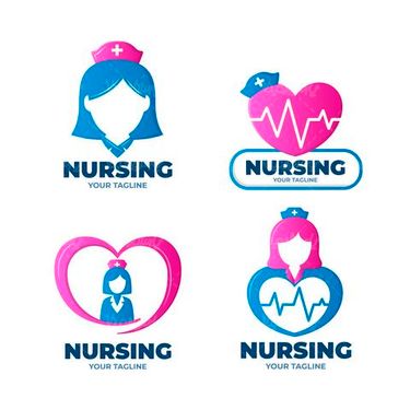 Nursing logo vector
