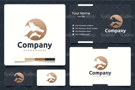 وکتور لوگو گرگ