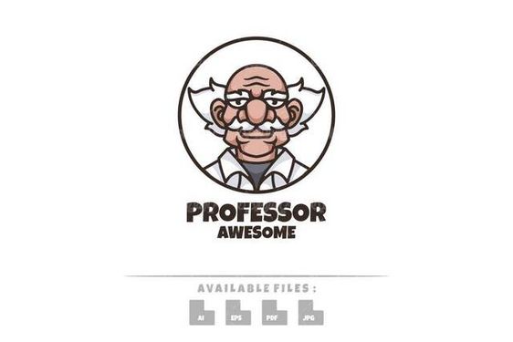 وکتور لوگو پروفسور