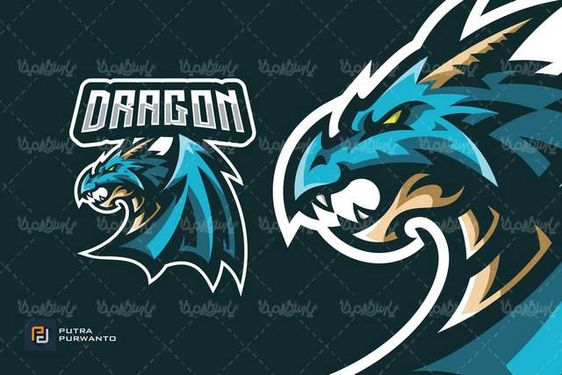 وکتور لوگو دراگون