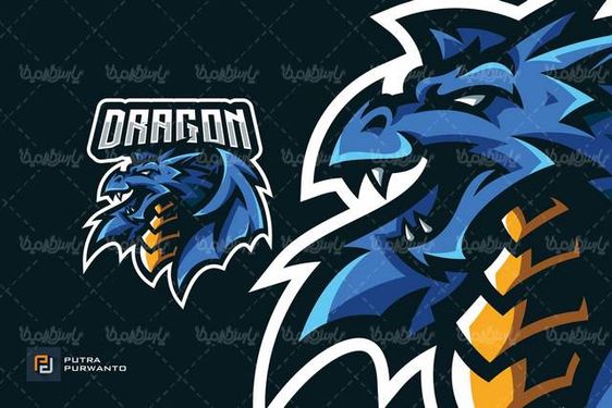 وکتور لوگو دراگون