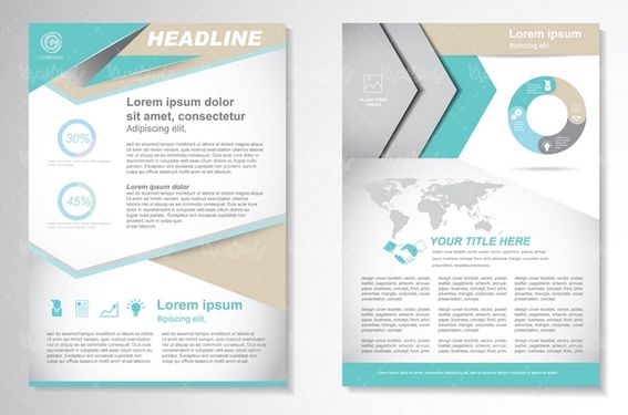 وکتور طرح تراکت