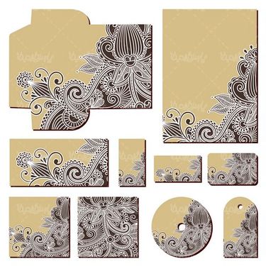 وکتور گل و بوته