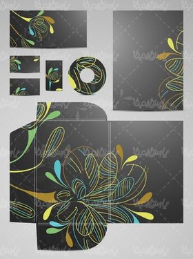 وکتور طرح جلد سی دی