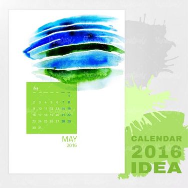 وکتور تقویم