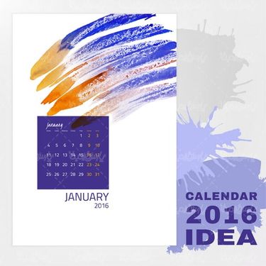 وکتور تقویم