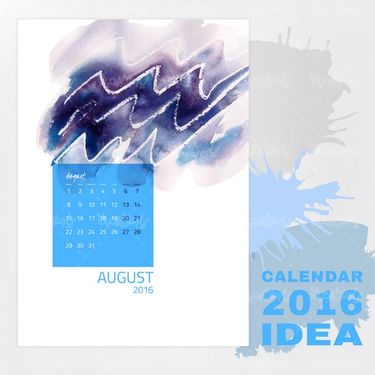 وکتور طرح تقویم