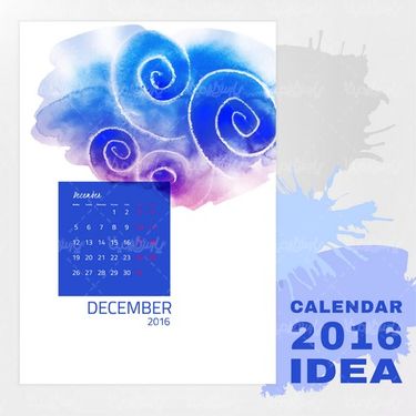 وکتور طرح تقویم