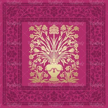 وکتور فریم گل و بوته