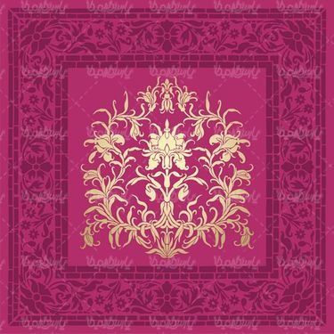 وکتور فریم گل و بوته