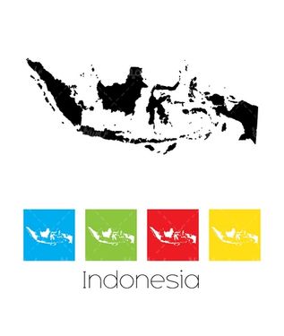 وکتور نقشه اندونزی