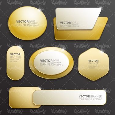 وکتور لیبل رنگی