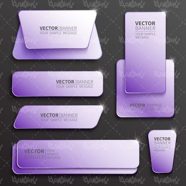 وکتور لیبل رنگی