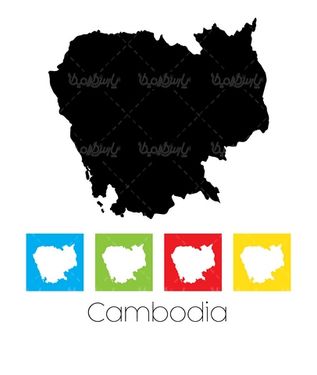 وکتور نقشه کمبوجیه