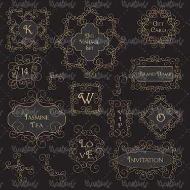 وکتور کادر گل