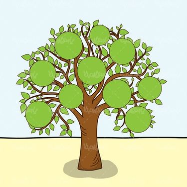 Family tree vector