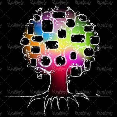 Family tree vector