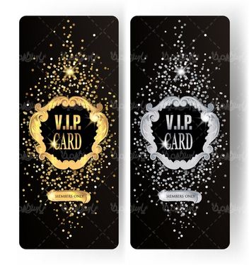 وکتور لیبل طلایی