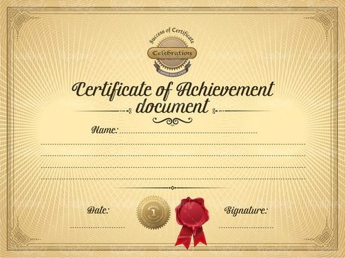 وکتور گواهینامه