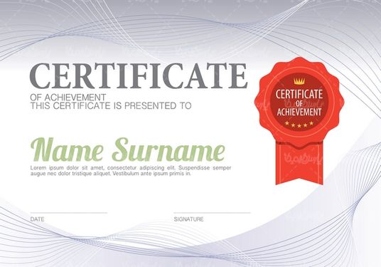 Certificate vector