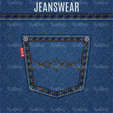 Jeans background vector