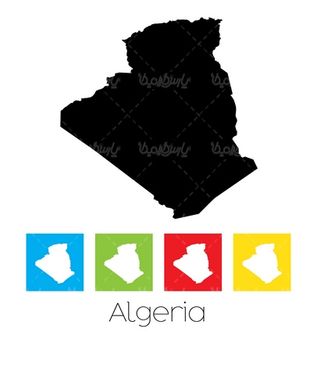 وکتور نقشه الجزایر