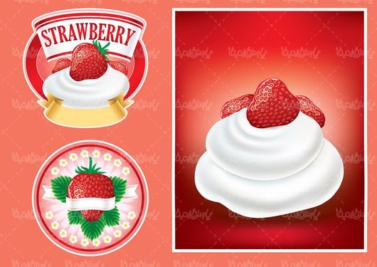 وکتور توت فرنگی