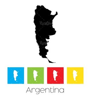 وکتور نقشه آرژانتین