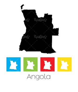 وکتور نقشه آنگولا