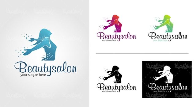 وکتور لوگو سالن زیبایی