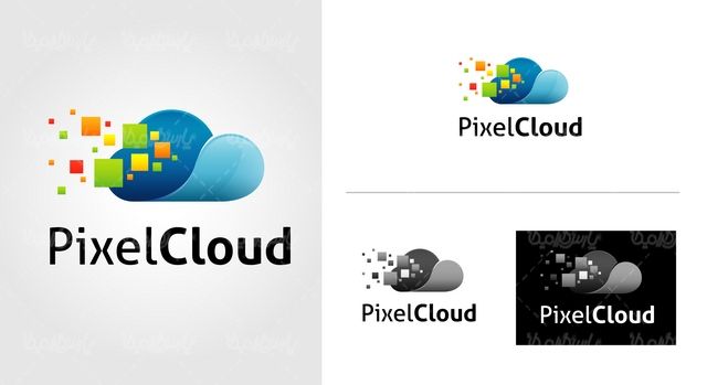 وکتور لوگو ابر