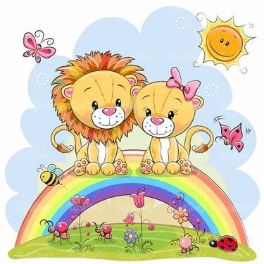 وکتور شیر جنگل