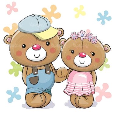 وکتور عروسک خرسی