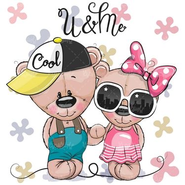 وکتور عروسک خرسی