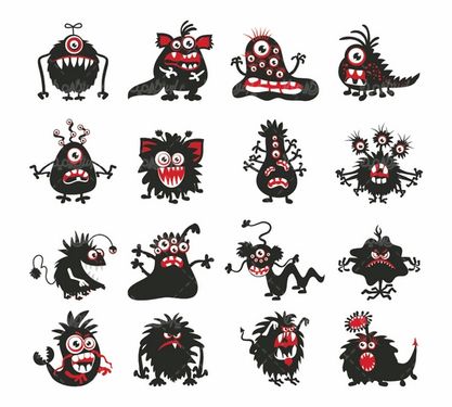 وکتور هیولا