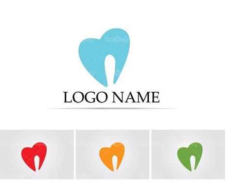 وکتور لوگو دندان