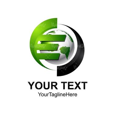 وکتور لوگو حروف لاتین