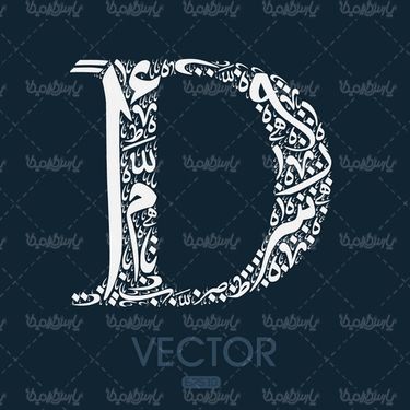 وکتور حروف لاتین