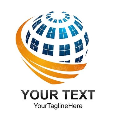 وکتور لوگو کره زمین