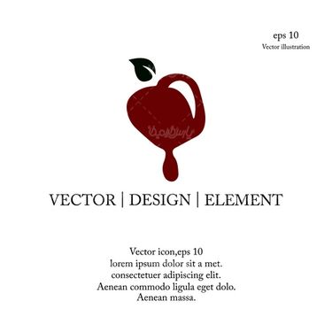 وکتور لوگو سیب