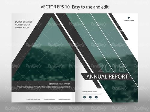 وکتور لوگو قالب تراکت