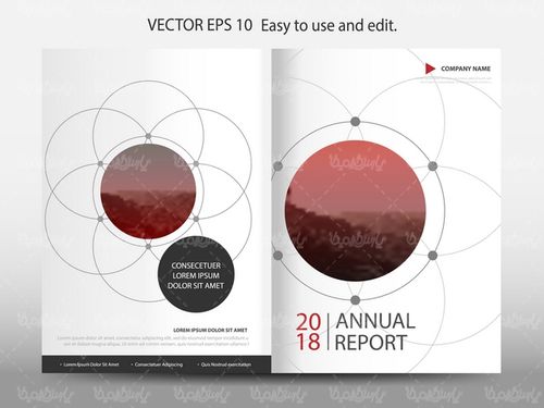 وکتور لوگو قالب تراکت